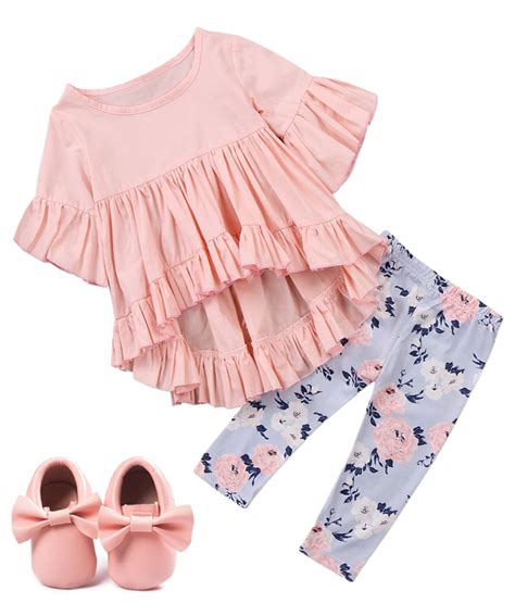Sale 45 Off Free Shipping Shop Our Ruffle Floral Set And Pink Bow