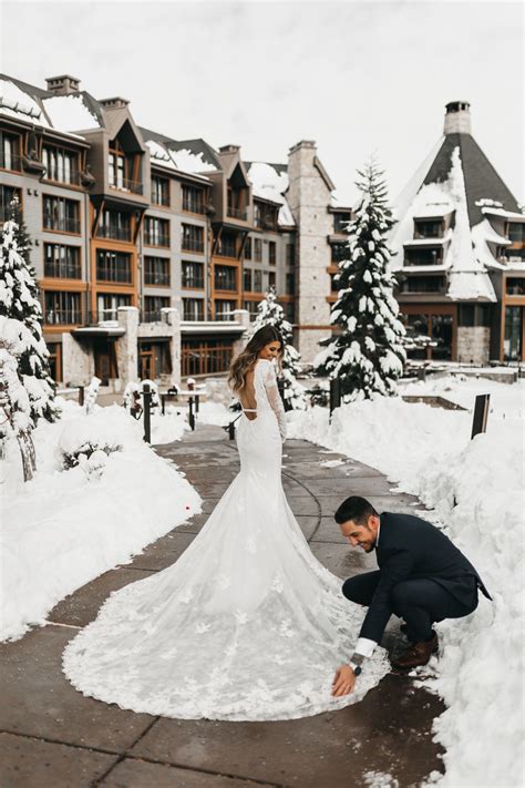 Winter Wedding At Lake Tahoe In 2020 With Images