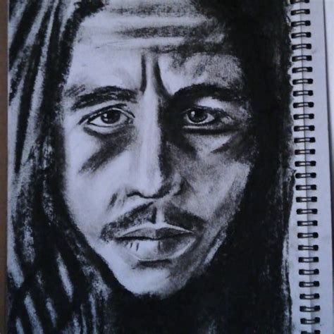 Bob Marley Original A4 Drawing Drawing And Illustration Pencil