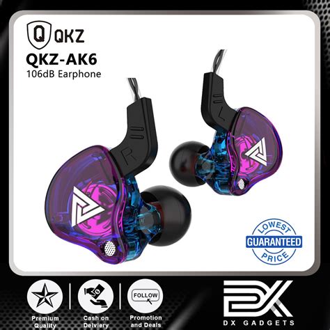 2022 Authentic Qkz Ak6 106db 12m High Fidelity Wire Universal 35mm