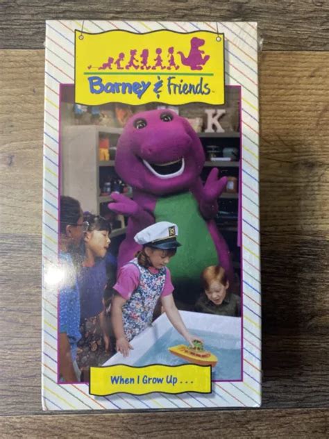 Barney And Friends When I Grow Up Vhs Time Life Educational Pbs Dinosaur