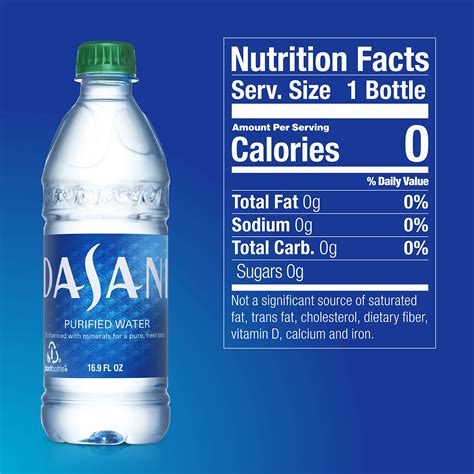 Splash into life with the refreshing, crisp taste of dasani®. DASANI Purified Water Bottles Enhanced with Minerals, 16.9 ...