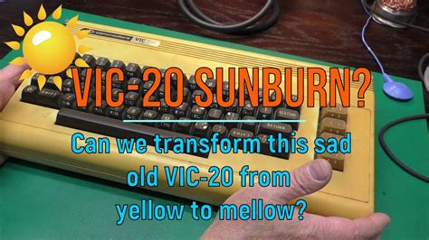 Vic Sunburn Can We Transform This Sad Old Vic From Yellow To