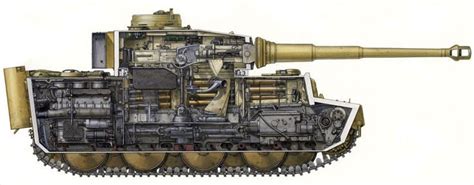 Tiger Tank Cross Section