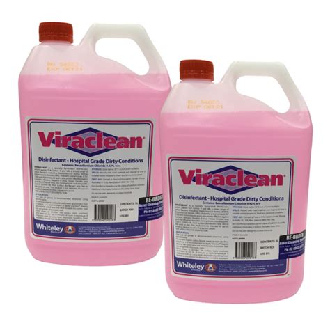 Whiteley Viraclean 2 X 5l Asset Cleaning Supplies