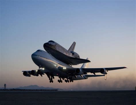 Nasas Shuttle Carrying Jumbo Jet Makes Its Last Flight