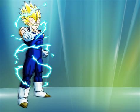 Wallpaper Illustration Anime Dragon Ball Z Vegeta Super Saiyan