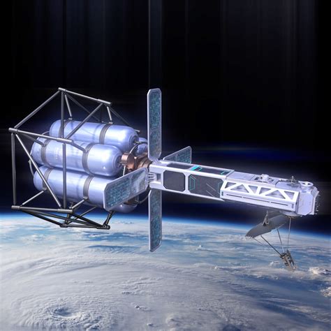 3d Futuristic Satellite Sci Fi Model
