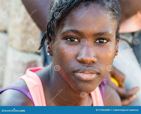 Portrait Of Unidentified Young Senegalese Children Looking At Camera