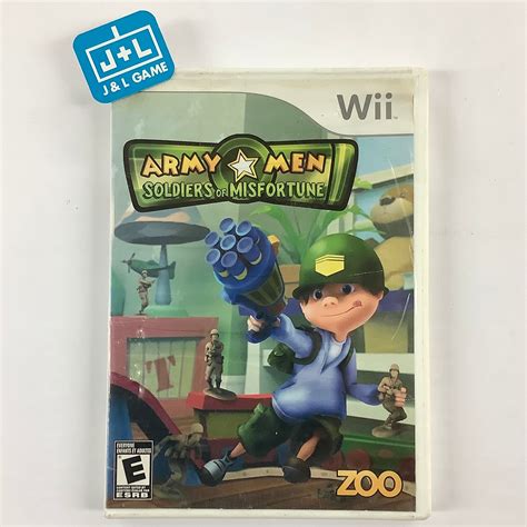Army Men Soldiers Of Misfortune Nintendo Wii Pre Owned Jandl Video
