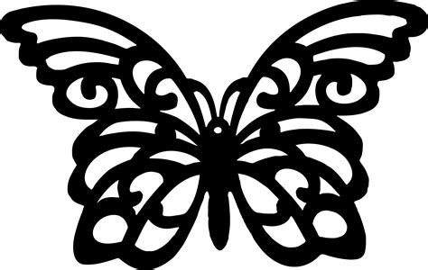 Butterfly Silhouette Butterflies Svg File