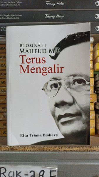 Jual Buku Biografi Prof Dr Moh Mahfud MD Terus Mengalir Original