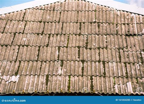 The Surface Of A Tiled Vintage Roof Stock Image Image Of Home