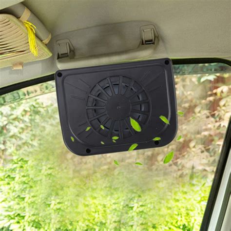 Solar Car Windshield Automatic Cooling Fan Car Cooling Fan Air Vent