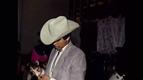 Mexican Musician Chalino Sánchez Reading A Note While On Stage