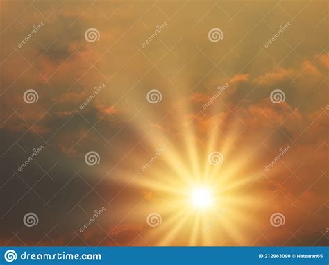 Beautiful Sunset Sky And Clouds With Dramatic Light Twilight Sky And