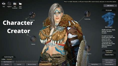 Generating life like characters is the first and foremost criteria of creating animation films and with the splurge of online character creator tools, these this 3d character creator software free download is posited at the top of the list owing to the spectacular features that allows the user to create realistic. Black Desert Online Character Creator - YouTube