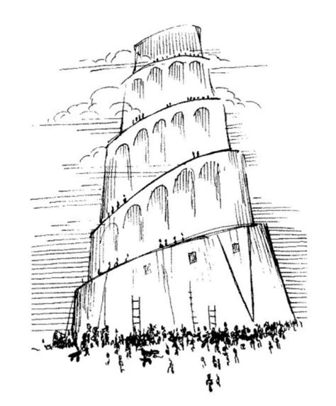 Tower Of Babel Drawing At Explore Collection Of