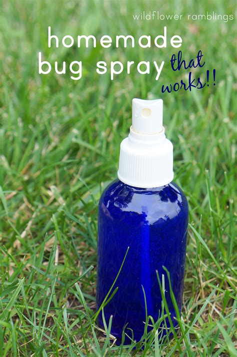 Homemade Bug Spray With Essential Oils Wildflower