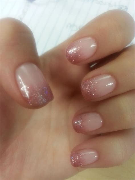 Dainty Pink Gel Ombre Nails I Theodora You As The