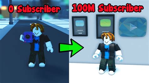 I Got 100 Million Subscribers In Youtube Simulator Z Roblox Youtube