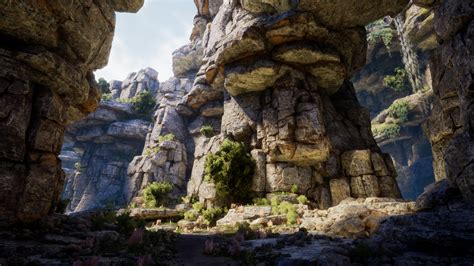 Nature Cave Cliff By Shouhuzhedelang In Environments Ue4 Marketplace