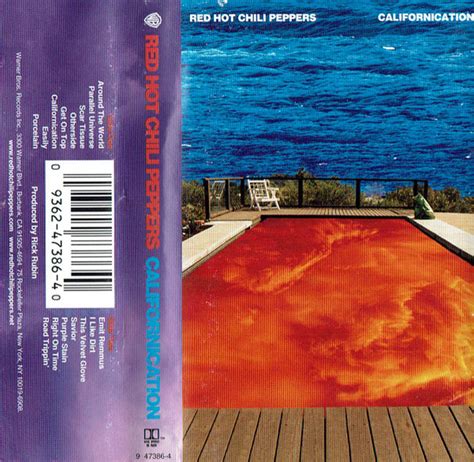 Red Hot Chili Peppers Californication 1999 Cassette Discogs
