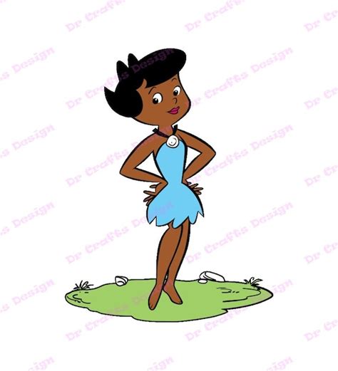 Betty Rubble The Flintstones African American Svg 1 Svg Dxf Etsy