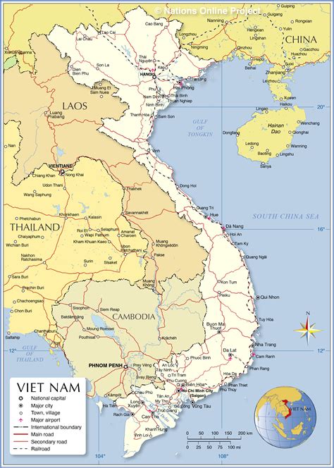 Kaart Van Vietnam Kaart