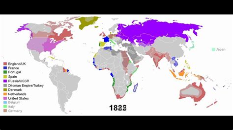 European Colonial Empires 1492 2008 Youtube