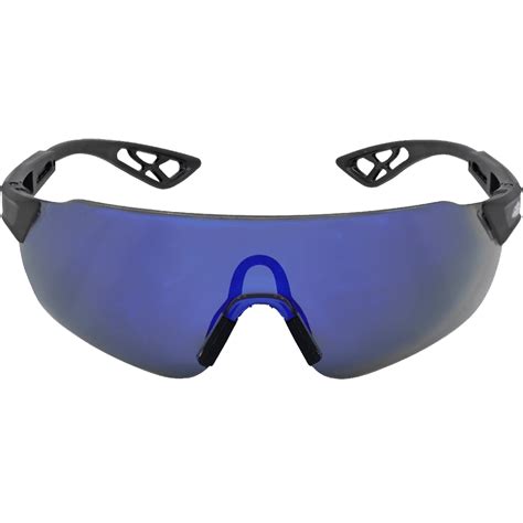 Tetra™ Blue Mirror Anti Fog Lens Matte Black Frame Safety Glasses