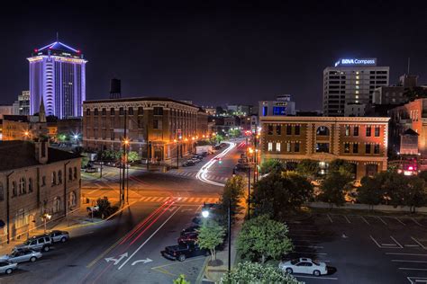 Downtown Montgomery Alabama At Night A Second Attempt