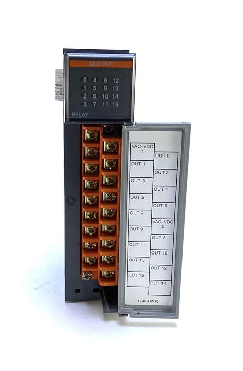 Allen Bradley 1746 Ow16 Series B Slc 500 Plc Output Module