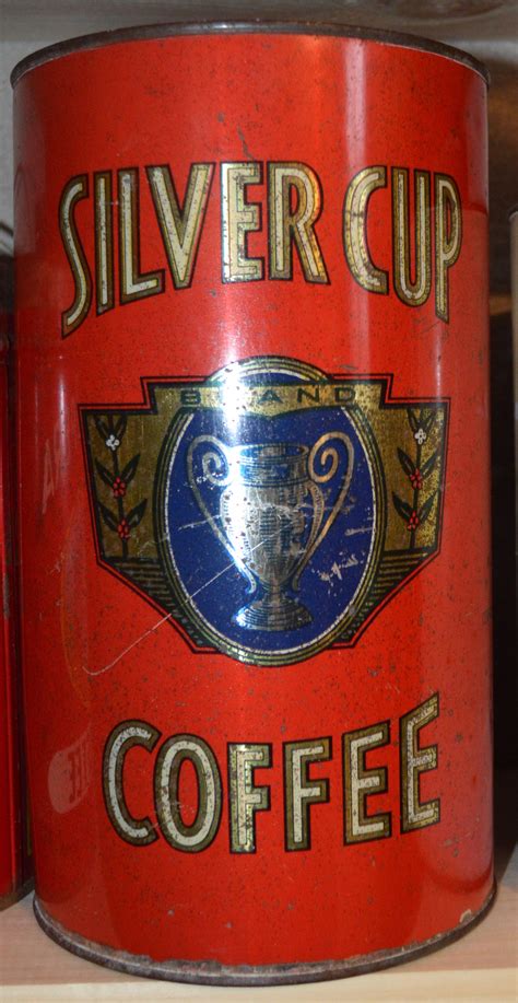 Silver Cup Coffee Coffee Tin Vintage Coffee Vintage Tins
