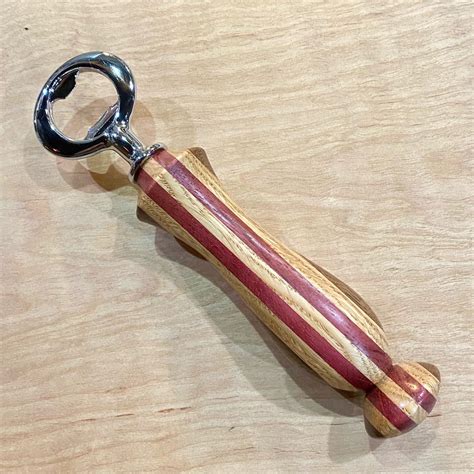Bottle Opener With Hand Turned Wooden Handle — Crafted In Colorado