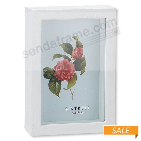 White 4x6 Shadow Box by Sixtrees - Picture Frames, Photo Albums