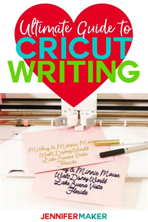 Cricut Writing And Pen Tutorial Tips And Tricks Jennifer Maker