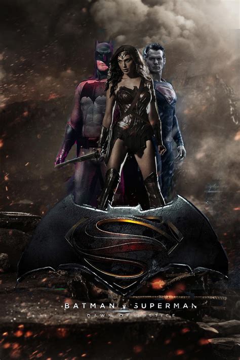 Batman Vs Superman Dc Trinity Wonder Woman By Davidsobo On Deviantart