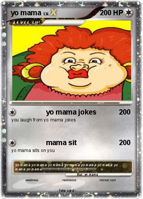 Pokémon Yo Mama 292 292 Yo Mama Jokes My Pokemon Card