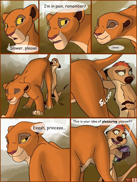 Rule 34 Dialogue Disney English Text Feline Female Feral Fisting Interspecies Kiara Lion