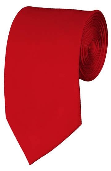 solid red skinny tie satin 2 75 inches wide wholesale prices no minimum