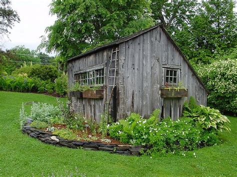 Rustic Shed Garden Sheds Pinterest Gardens Raised Beds And The Shape