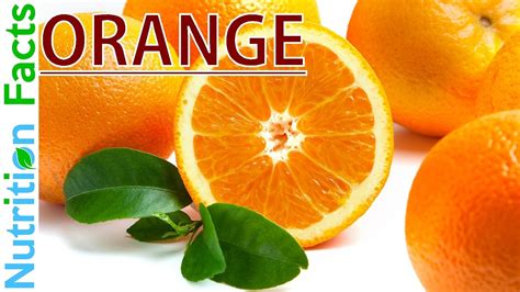 Orange Nutrition Facts Info And Data Nutritional Information About