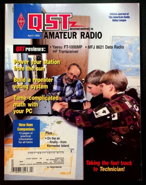 Vintage Qst Magazine April Yaesu Ft Mp Mfj Data Arrl Ham Radio Picclick
