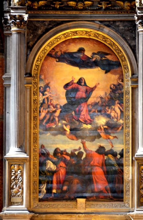 Titian Assumption Of The Virgin 1518 In The Frari 2 Flickr
