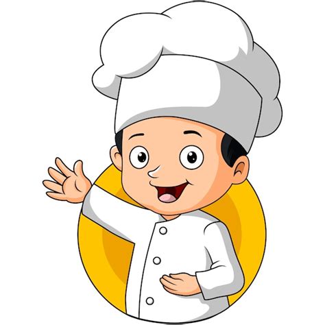 Premium Vector Cute Chef Kid Boy Cartoon Character