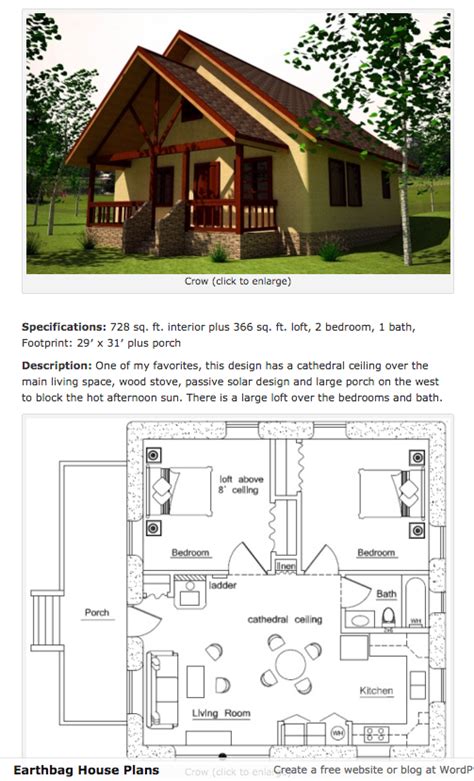 Website For Many Earthbag And Rammed Earth Floorplans Building Plans