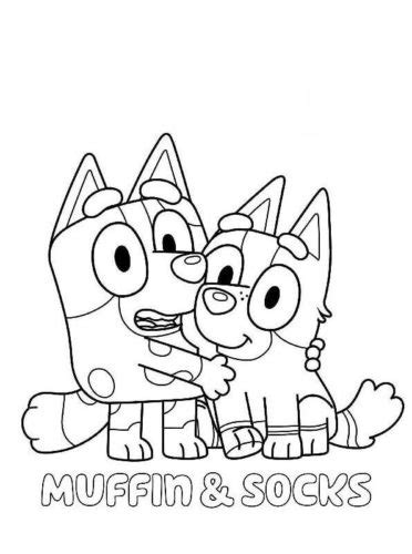20 Free Bluey Coloring Pages Printable
