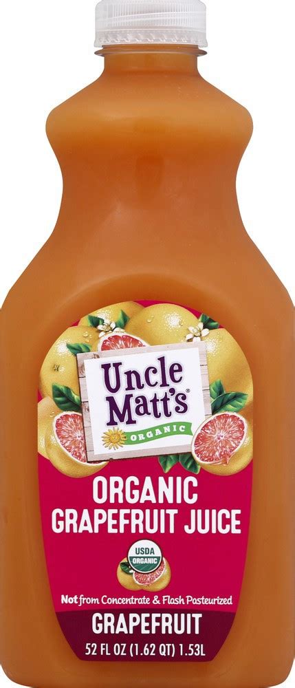 Organic Grapefruit Juice Uncle Matts 52 Fl Oz Delivery Cornershop By