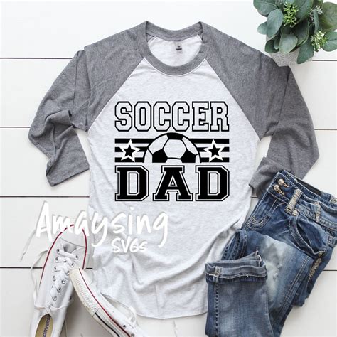 Soccer Dad Svg Soccer Svg Team Dad Svg Sports Dad Svg Fathers Etsy